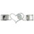 Id Heart Link October Pink Tourmaline Color Birthstone Italian Charm