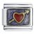 Heart On Purple Italian Charm