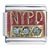 Nypd Police Pink Italian Charm