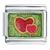Hearts Light Green Italian Charm