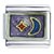 Star & Moon Purple Italian Charm