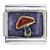 Mushroom Purple Italian Charm
