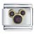 Micky Purple Rhinestone Italian Charm