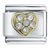 April Diamond Color Birthstone Heart Italian Charm