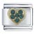 May Emerald Color Birthstone Heart Italian Charm
