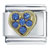 December Blue Zircon Color Birthstone Heart Italian Charm