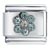 March Aquamarine Color Birthstone Flower Italian Charm