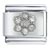 April Diamond Color Birthstone Flower Italian Charm