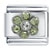 August Peridot Color Birthstone Flower Italian Charm