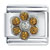 November Topaz Color Birthstone Flower Italian Charm