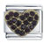 Red Rhinestone Heart Italian Charm