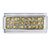 Silver Plated November Topaz Color Birthstone Studded Italian Charm