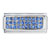 Silver Plated September Sapphire Color Birthstone Studded Italian Charm