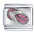 Pink Rhinestone Sandal Italian Charm