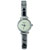 White Round Austrian Crystal Watch