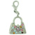 Rhinestone Purse Clasp Charm