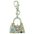 Rhinestone Purse Colorful Clasp Charm