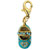 Turquoise Mary Jane Shoe Clasp Charm