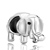 Elephant Silver Plated Beads Charms Bracelets