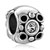Round Shaped Bubble And April Birthstone Clear Crystal All Brands Silver Plated Beads Charms Bracelets