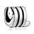 Round Snake Silver Plated Beads Charms Bracelets