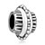 Cylindrical Shaped Bike Wheel Silver Plated Beads Charms Bracelets