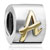 22K Letter A Wheel Spacer Two Tone Plated Beads Charms Bracelets