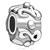 Swirls Dots Silver Plated Beads Charms Bracelets