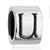 Cylindrical Letter U Alphabet Fit All Brands Silver Plated Beads Charms Bracelets