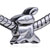 Silver Tone Rabbit Beads