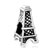 Eiffel Silver Plated Beads Charms Bracelets