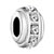 Round Shaped Crystal Silver Plated Beads Charms Bracelets