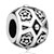 Round Shape With Little Flowers All Brands Silver Plated Beads Charms Bracelets