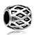Weaved Silver Plated Beads Charms Bracelets