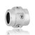 Cylindrical Line Crystal Fit All Brands Silver Plated Beads Charms Bracelets