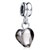White Murano Glass Heart Lampwork All Brands Euro Love Dangle European Beads Charms Bracelets