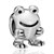 Big Eyes Frog Shape Silver Plated Beads Charms Bracelets