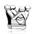 Royal King Crown Silver Plated Beads Charms Bracelets