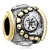 Cylindrical Shaped Perfect Neckline Fit All Brands Two Tone Plated Beads Charms Bracelets