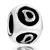 Dice Shaped Letter D Silver Plated Beads Charms Bracelets