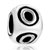 Dice Shaped Letter O Silver Plated Beads Charms Bracelets