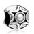 Round Shaped Star Light Silver Plated Beads Charms Bracelets