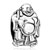 Laughing Buddha Silver Plated Beads Charms Bracelets