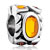 Citrine Topaz Crystals Silver Plated Beads Charms Bracelets