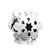 Snowflake Fit All Brands Silver Plated Beads Charms Bracelets