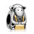 Funny Orangoutang Drummer Two Tone Plated Beads Charms Bracelets