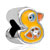Funny Duck Silver Plated Beads Charms Bracelets