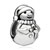 Happy Snowman Christmas Gift Brand Silver Plated Beads Charms Bracelets
