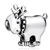 Antelope Deer Silver Plated Beads Charms Bracelets