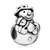 Unique Snowman Silver Plated Beads Charms Bracelets